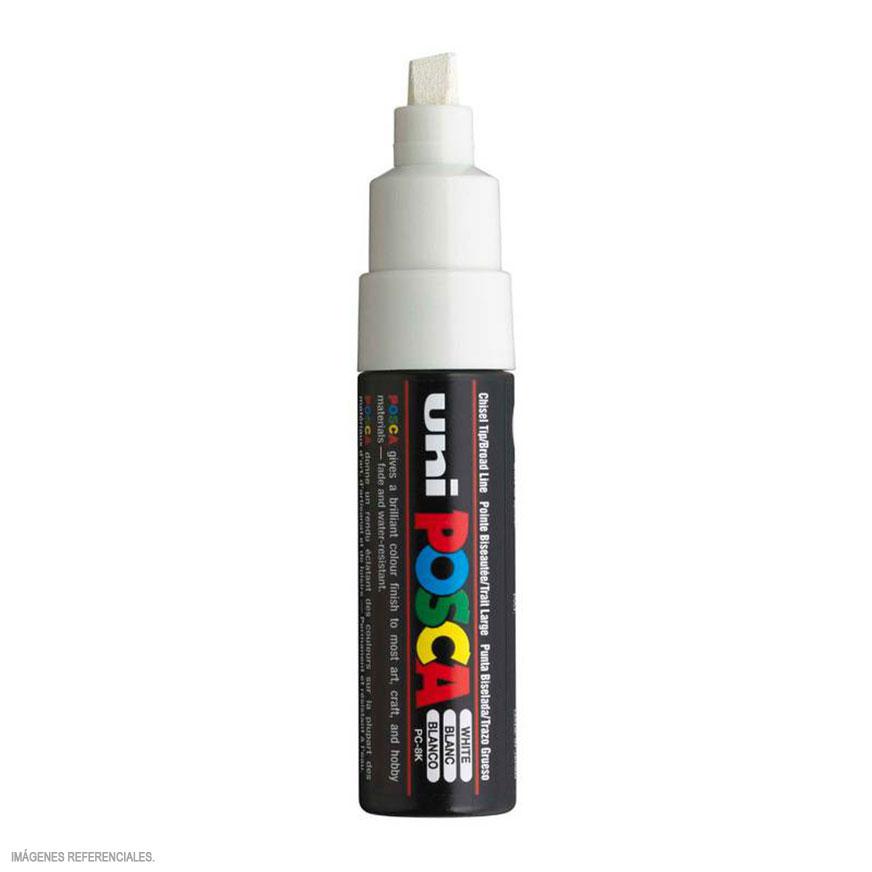 Marcador Posca 8K Blanco image number 0