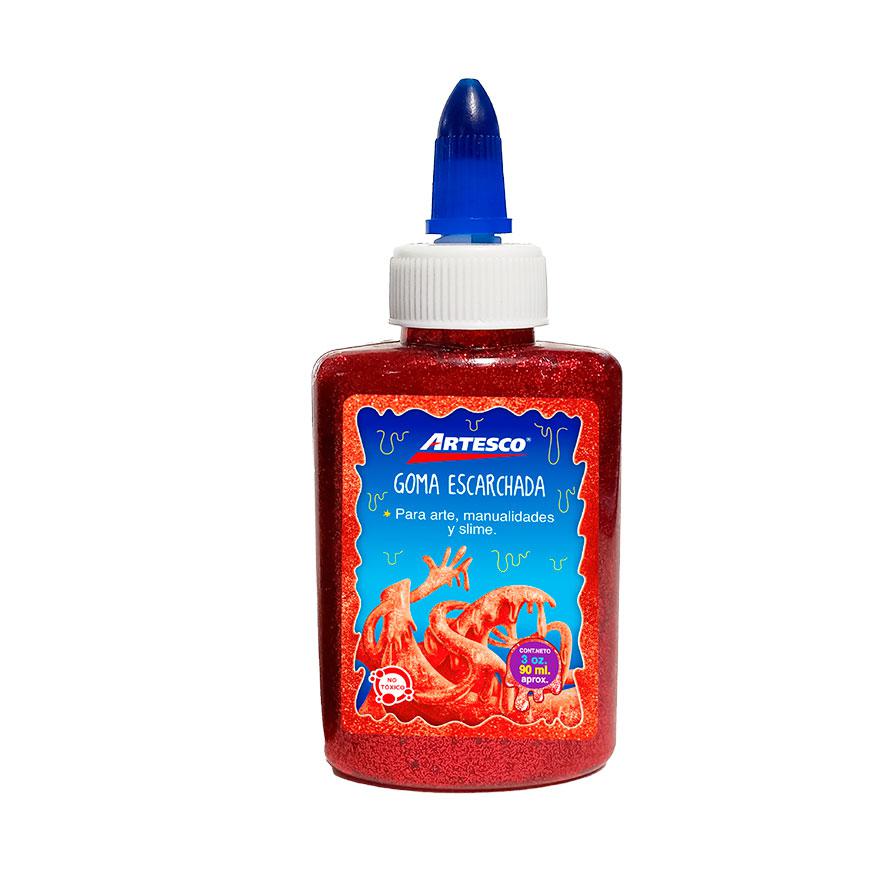Goma Escarchada Artesco Rojo Con Aplicador 3 Oz image number 0