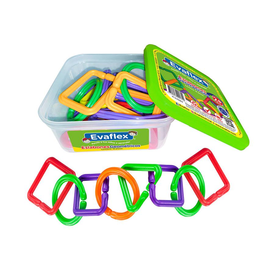 Eslabones De Pl&aacute;stico Evaflex Geom&eacute;tricos image number 0