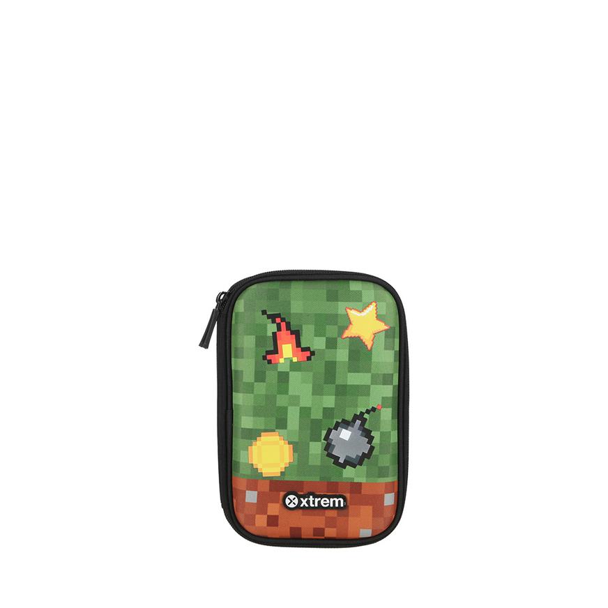 Cartuchera Tucson 6Xt Green Pixels Xtrem image number 0