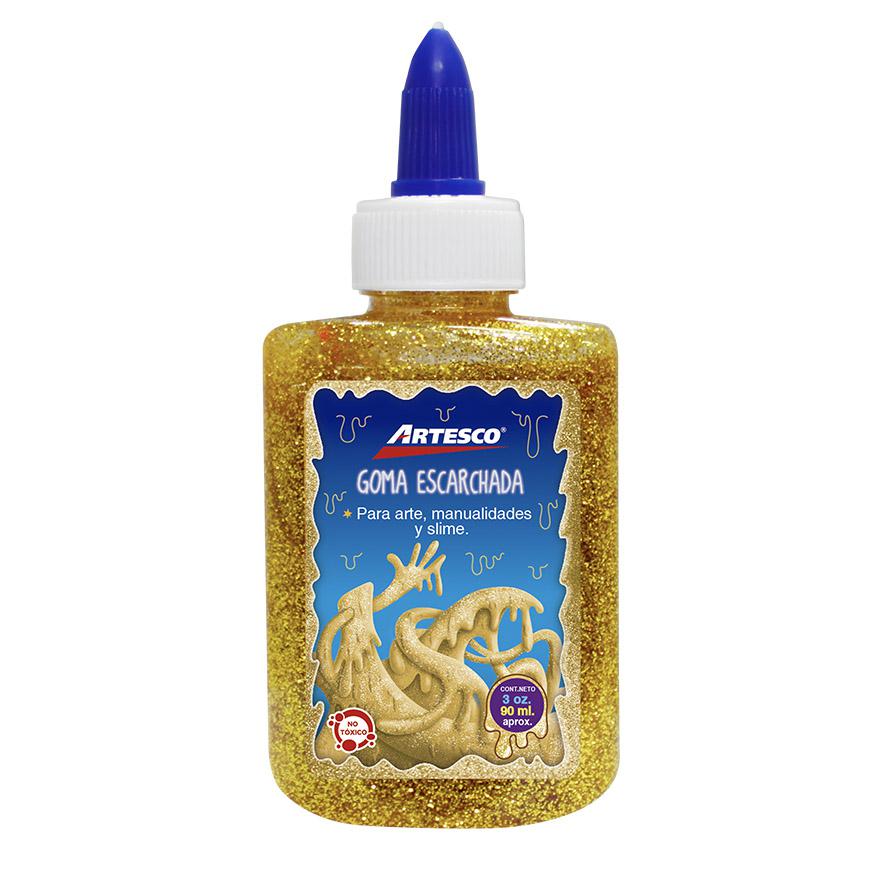 Goma Escarchada Artesco Dorado Con Aplicador 90 Ml image number 0