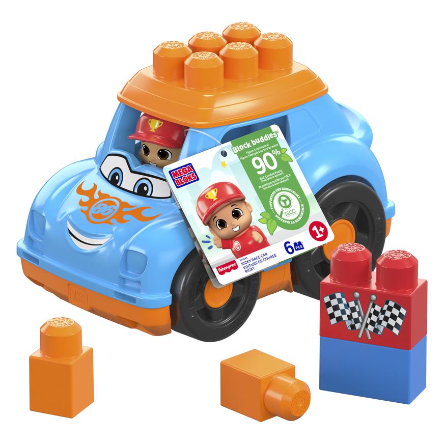 Juguete De Construcci&oacute;n Mega Bloks Peque&ntilde;o Veh&iacute;culo Carreras Ricky image number 0
