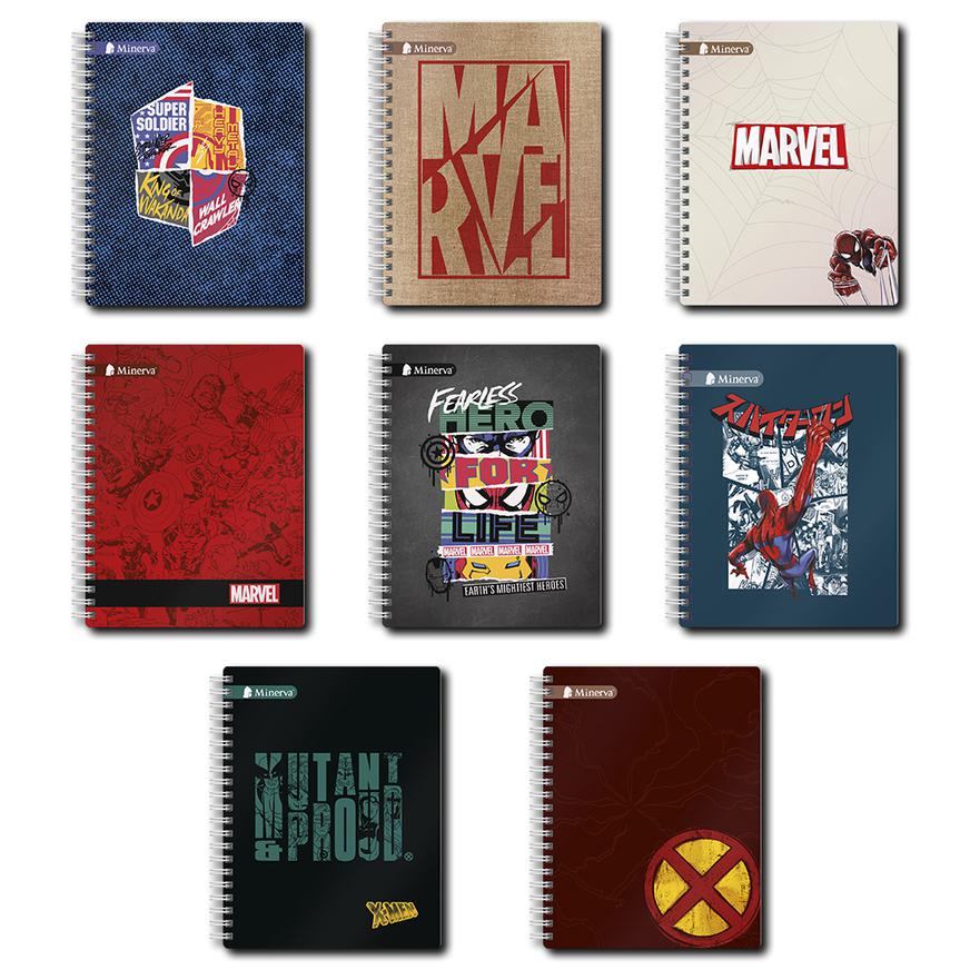 Cuaderno Cuadriculado Anillado Minerva A4 Marvel Icons Tapa Dura Surtido 150 Hojas image number 0